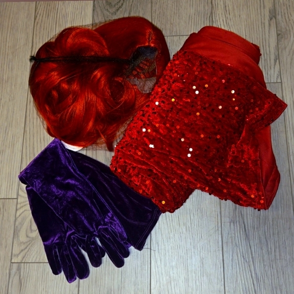 ❌️❌️Sold❌️❌️Jessica Rabbit Costume (Wig Included!) - Picture 9 of 10